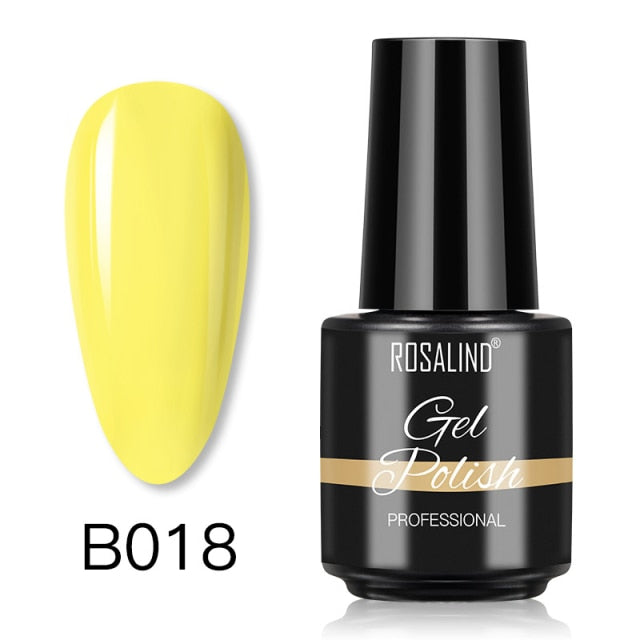 ROSALIND 7ml Matt Top Coat gel Lacquer Long-lasting Soak-off UV LED Gel color Manicure polish for Nail Art gel varnish