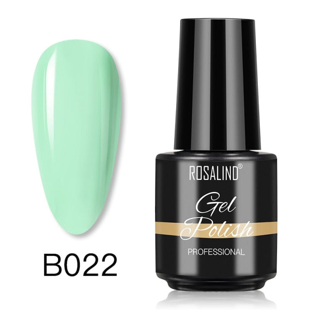 ROSALIND 7ml Matt Top Coat gel Lacquer Long-lasting Soak-off UV LED Gel color Manicure polish for Nail Art gel varnish