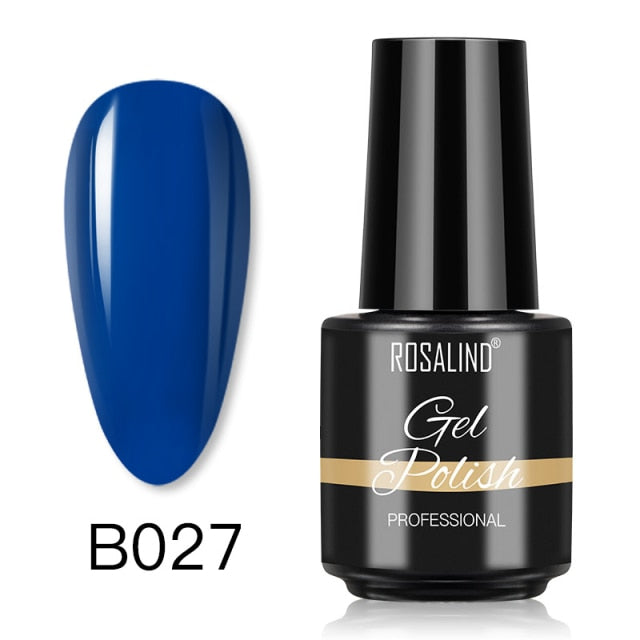 ROSALIND 7ml Matt Top Coat gel Lacquer Long-lasting Soak-off UV LED Gel color Manicure polish for Nail Art gel varnish