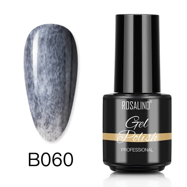 ROSALIND 7ml Matt Top Coat gel Lacquer Long-lasting Soak-off UV LED Gel color Manicure polish for Nail Art gel varnish