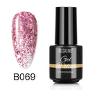 ROSALIND 7ml Matt Top Coat gel Lacquer Long-lasting Soak-off UV LED Gel color Manicure polish for Nail Art gel varnish