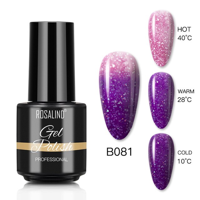 ROSALIND 7ml Matt Top Coat gel Lacquer Long-lasting Soak-off UV LED Gel color Manicure polish for Nail Art gel varnish
