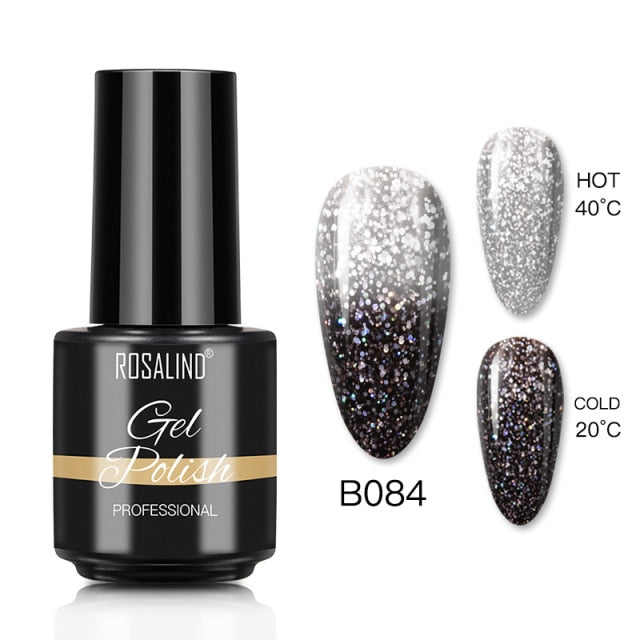 ROSALIND 7ml Matt Top Coat gel Lacquer Long-lasting Soak-off UV LED Gel color Manicure polish for Nail Art gel varnish