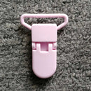 5pcs 25mm Plastic Baby Pacifier Chain Transparent Pacifier Clips Soother Holder For Baby Pacifier Nipples Holder Round Clamp