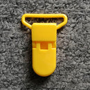 5pcs 25mm Plastic Baby Pacifier Chain Transparent Pacifier Clips Soother Holder For Baby Pacifier Nipples Holder Round Clamp