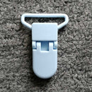 5pcs 25mm Plastic Baby Pacifier Chain Transparent Pacifier Clips Soother Holder For Baby Pacifier Nipples Holder Round Clamp