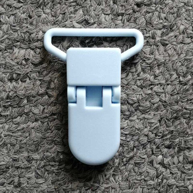 5pcs 25mm Plastic Baby Pacifier Chain Transparent Pacifier Clips Soother Holder For Baby Pacifier Nipples Holder Round Clamp