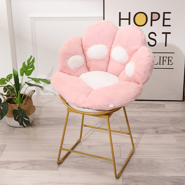 Armchair Seat Cat Paw Cushion for Office Dinning Chair Desk Seat Backrest Pillow Office Seats Massage Cat Paw Cushion Cartoons