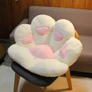 Armchair Seat Cat Paw Cushion for Office Dinning Chair Desk Seat Backrest Pillow Office Seats Massage Cat Paw Cushion Cartoons