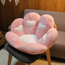 Armchair Seat Cat Paw Cushion for Office Dinning Chair Desk Seat Backrest Pillow Office Seats Massage Cat Paw Cushion Cartoons