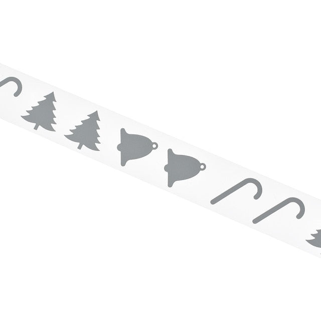 Chzimade 3X100CM Reflective Stickers For Clothing Hot Stamping Foil Heat Transfer Vinyl Film Reflective Tape DIY Iron On Fabric