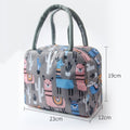 New Portable Lunch Bag New Thermal Insulated Lunch Box Tote Cooler Handbag Lunch Bags For Women Convenient Box Tote Food Bags