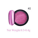 Rose Gold Bubble Mirror Powder Metallic Nail Glitter iridescent Chrome Dust Sparkling Flakes Pigment Manicur Nail Art Decor