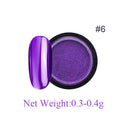 Rose Gold Bubble Mirror Powder Metallic Nail Glitter iridescent Chrome Dust Sparkling Flakes Pigment Manicur Nail Art Decor