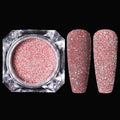 Rose Gold Bubble Mirror Powder Metallic Nail Glitter iridescent Chrome Dust Sparkling Flakes Pigment Manicur Nail Art Decor