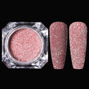 Rose Gold Bubble Mirror Powder Metallic Nail Glitter iridescent Chrome Dust Sparkling Flakes Pigment Manicur Nail Art Decor