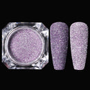 Rose Gold Bubble Mirror Powder Metallic Nail Glitter iridescent Chrome Dust Sparkling Flakes Pigment Manicur Nail Art Decor