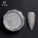 Rose Gold Bubble Mirror Powder Metallic Nail Glitter iridescent Chrome Dust Sparkling Flakes Pigment Manicur Nail Art Decor