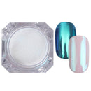 Rose Gold Bubble Mirror Powder Metallic Nail Glitter iridescent Chrome Dust Sparkling Flakes Pigment Manicur Nail Art Decor