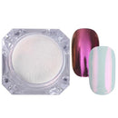 Rose Gold Bubble Mirror Powder Metallic Nail Glitter iridescent Chrome Dust Sparkling Flakes Pigment Manicur Nail Art Decor