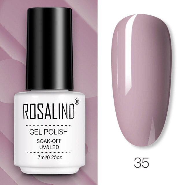 ROSALIND Gel Polish Hybrid Varnishes All For Nail Manicure Semi Permanent For Nails Gel Nail Polish Vernis Gellak Top Base