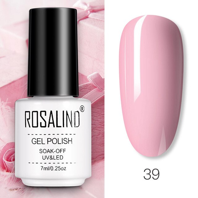 ROSALIND Gel Polish Hybrid Varnishes All For Nail Manicure Semi Permanent For Nails Gel Nail Polish Vernis Gellak Top Base