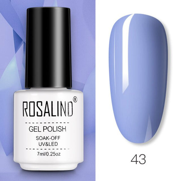 ROSALIND Gel Polish Hybrid Varnishes All For Nail Manicure Semi Permanent For Nails Gel Nail Polish Vernis Gellak Top Base