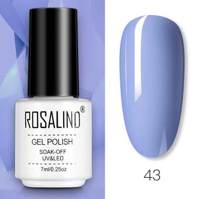 ROSALIND Gel Polish Hybrid Varnishes All For Nail Manicure Semi Permanent For Nails Gel Nail Polish Vernis Gellak Top Base