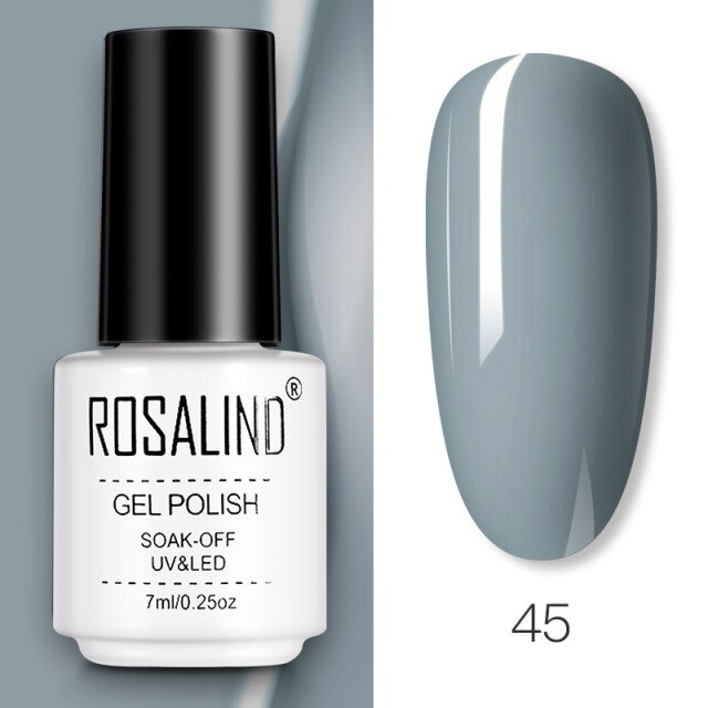 ROSALIND Gel Polish Hybrid Varnishes All For Nail Manicure Semi Permanent For Nails Gel Nail Polish Vernis Gellak Top Base
