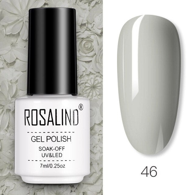 ROSALIND Gel Polish Hybrid Varnishes All For Nail Manicure Semi Permanent For Nails Gel Nail Polish Vernis Gellak Top Base