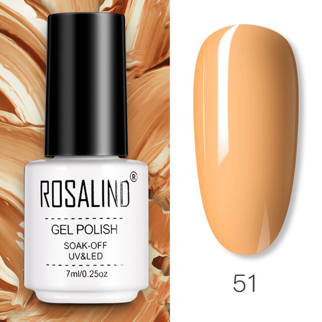 ROSALIND Gel Polish Hybrid Varnishes All For Nail Manicure Semi Permanent For Nails Gel Nail Polish Vernis Gellak Top Base