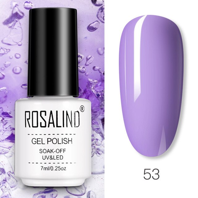 ROSALIND Gel Polish Hybrid Varnishes All For Nail Manicure Semi Permanent For Nails Gel Nail Polish Vernis Gellak Top Base