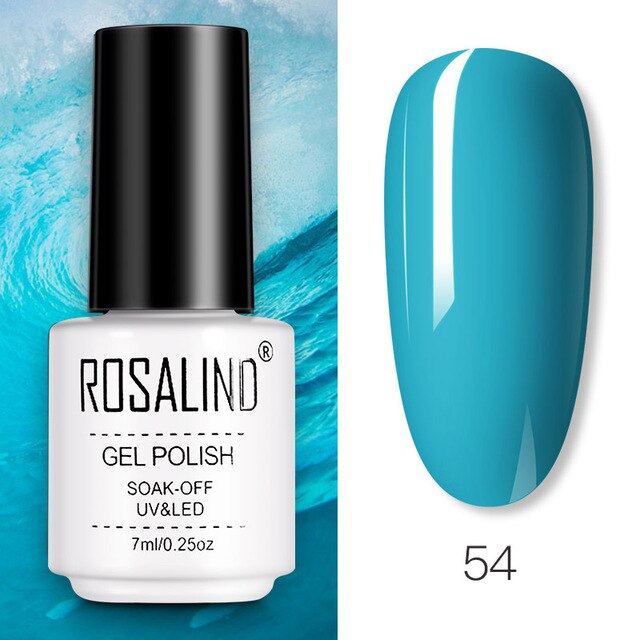 ROSALIND Gel Polish Hybrid Varnishes All For Nail Manicure Semi Permanent For Nails Gel Nail Polish Vernis Gellak Top Base