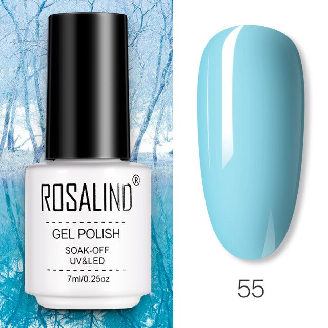 ROSALIND Gel Polish Hybrid Varnishes All For Nail Manicure Semi Permanent For Nails Gel Nail Polish Vernis Gellak Top Base