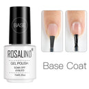 ROSALIND Gel Polish Hybrid Varnishes All For Nail Manicure Semi Permanent For Nails Gel Nail Polish Vernis Gellak Top Base