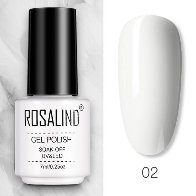 ROSALIND Gel Polish Hybrid Varnishes All For Nail Manicure Semi Permanent For Nails Gel Nail Polish Vernis Gellak Top Base