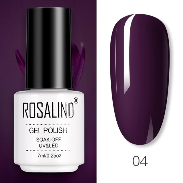 ROSALIND Gel Polish Hybrid Varnishes All For Nail Manicure Semi Permanent For Nails Gel Nail Polish Vernis Gellak Top Base