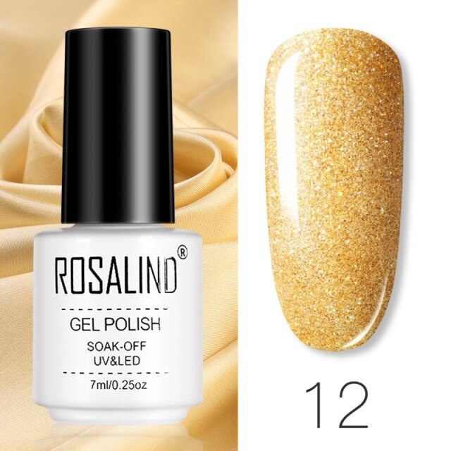 ROSALIND Gel Polish Hybrid Varnishes All For Nail Manicure Semi Permanent For Nails Gel Nail Polish Vernis Gellak Top Base
