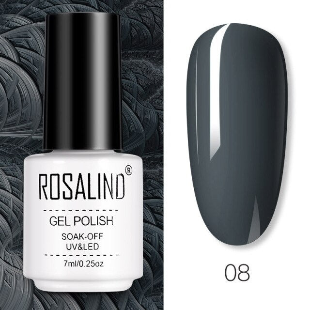ROSALIND Gel Polish Hybrid Varnishes All For Nail Manicure Semi Permanent For Nails Gel Nail Polish Vernis Gellak Top Base