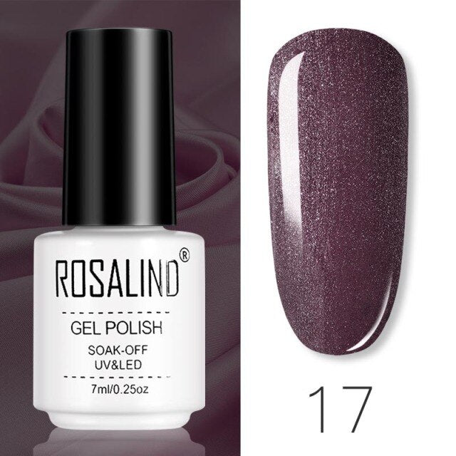 ROSALIND Gel Polish Hybrid Varnishes All For Nail Manicure Semi Permanent For Nails Gel Nail Polish Vernis Gellak Top Base