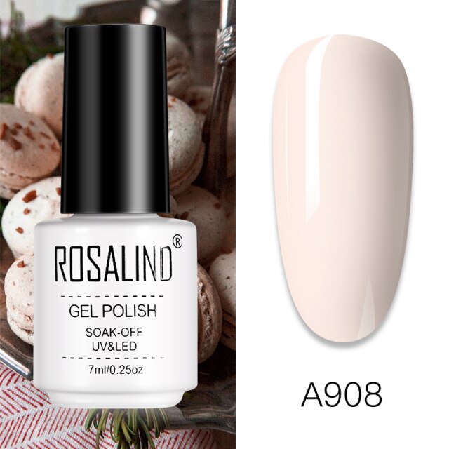 ROSALIND Gel Polish Hybrid Varnishes All For Nail Manicure Semi Permanent For Nails Gel Nail Polish Vernis Gellak Top Base