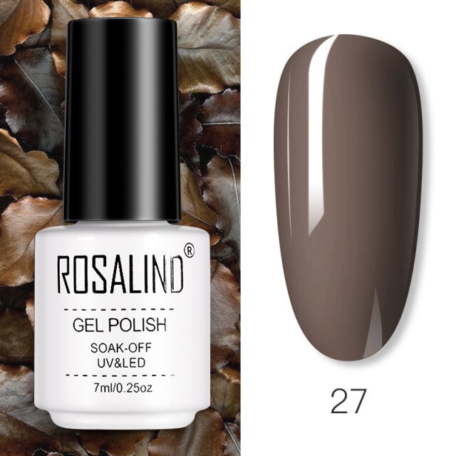 ROSALIND Gel Polish Hybrid Varnishes All For Nail Manicure Semi Permanent For Nails Gel Nail Polish Vernis Gellak Top Base