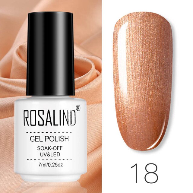 ROSALIND Gel Polish Hybrid Varnishes All For Nail Manicure Semi Permanent For Nails Gel Nail Polish Vernis Gellak Top Base