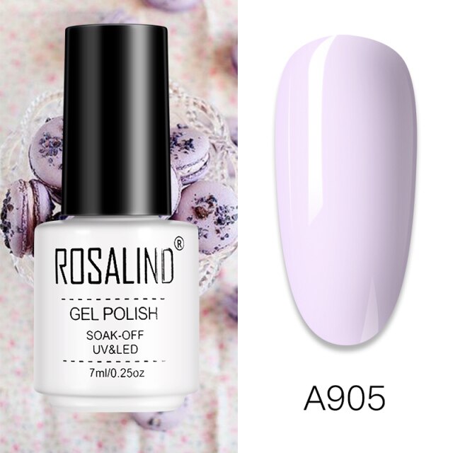 ROSALIND Gel Polish Hybrid Varnishes All For Nail Manicure Semi Permanent For Nails Gel Nail Polish Vernis Gellak Top Base