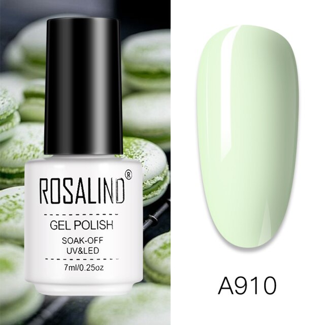 ROSALIND Gel Polish Hybrid Varnishes All For Nail Manicure Semi Permanent For Nails Gel Nail Polish Vernis Gellak Top Base