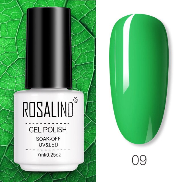 ROSALIND Gel Polish Hybrid Varnishes All For Nail Manicure Semi Permanent For Nails Gel Nail Polish Vernis Gellak Top Base