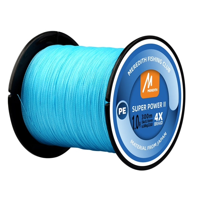 MEREDITH 4 Strands Braided PE Fishing Line 100M 300M  15-80LB Multifilament Smooth Fishing Line For Fishing Lure Bait