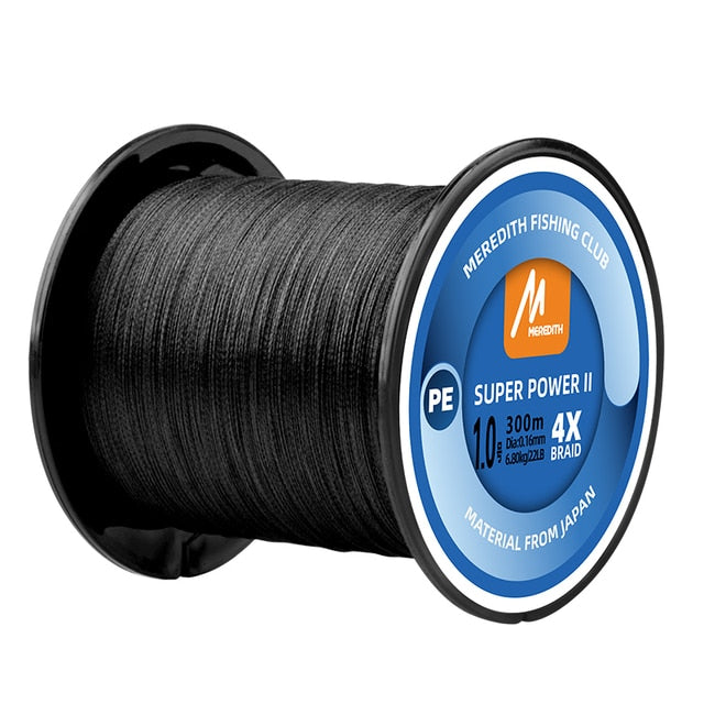 MEREDITH 4 Strands Braided PE Fishing Line 100M 300M  15-80LB Multifilament Smooth Fishing Line For Fishing Lure Bait