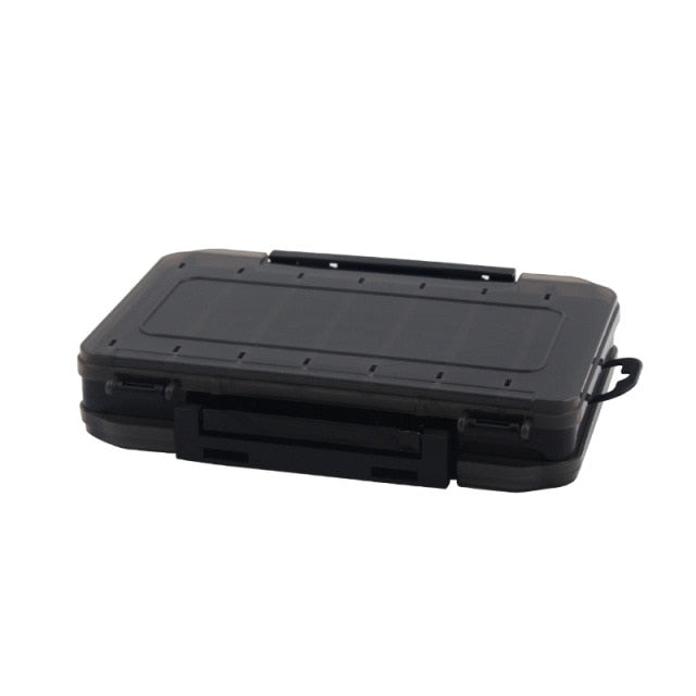 1Pcs 14 Compartments Fishing Lure Boxes Bait Storage Box Fishing Tackle 19cm*12cm*3.6cm Waterproof Double Sided Open Tackle Box