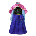 Frozen 1&2 Anna Elsa Princess Dress For Girl Birthday Party Tulle Prom Gown Kids Christmas Cosplay Snow Queen Coronation Costume
